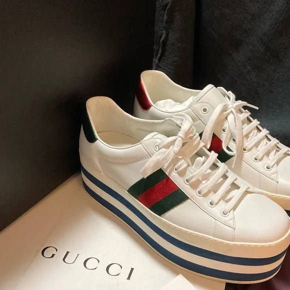 Gucci Shoes Mens Gucci High Top Platform Sneakers Poshmark